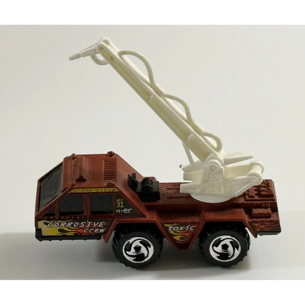 Hot Wheels‎ Corrosive Crew Snorkel Fire Truck Kids 1:64 Brown Excellent Unit 31